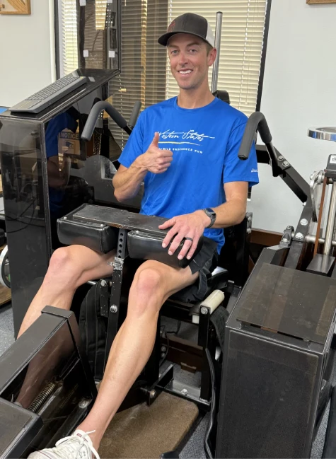 Chiropractic Thousand Oaks CA Patient Using MedX Machine